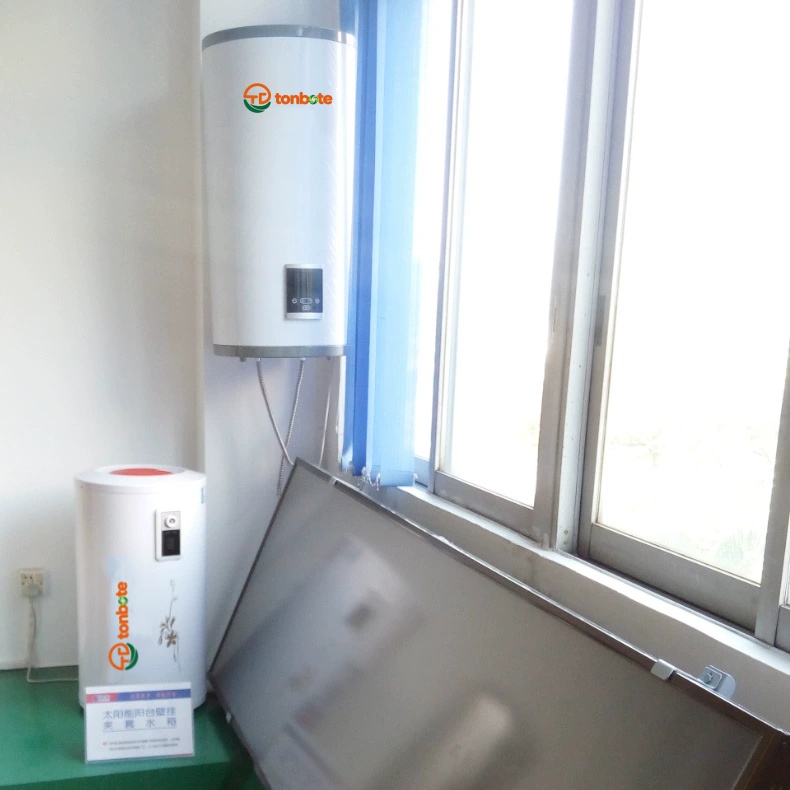 Peralatan bekalan air tekanan malar jenis gegelung panel rata dipasang di dinding dengan tangki air bertebat